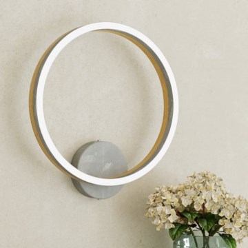 Eglo - Iluminação de parede LED LED/12W/230V 3000K cinzento/castanho