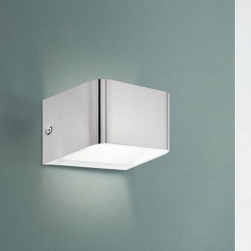 Eglo - Iluminação de parede LED LED/6W/230V 3000K cromado mate