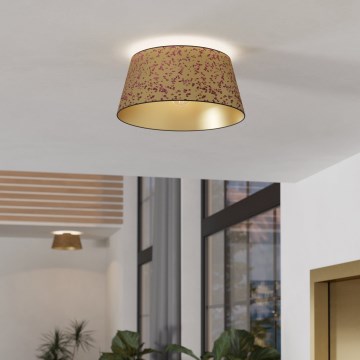 Eglo - Iluminação de teto 1xE27/25W/230V dourado/rosa