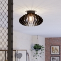Eglo - Iluminação de teto 1xE27/40W/230V diâmetro 38 cm preto