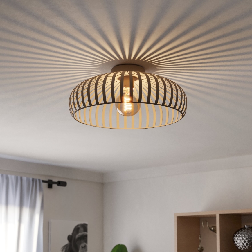 Eglo - Iluminação de teto 1xE27/40W/230V diâmetro 43 cm creme