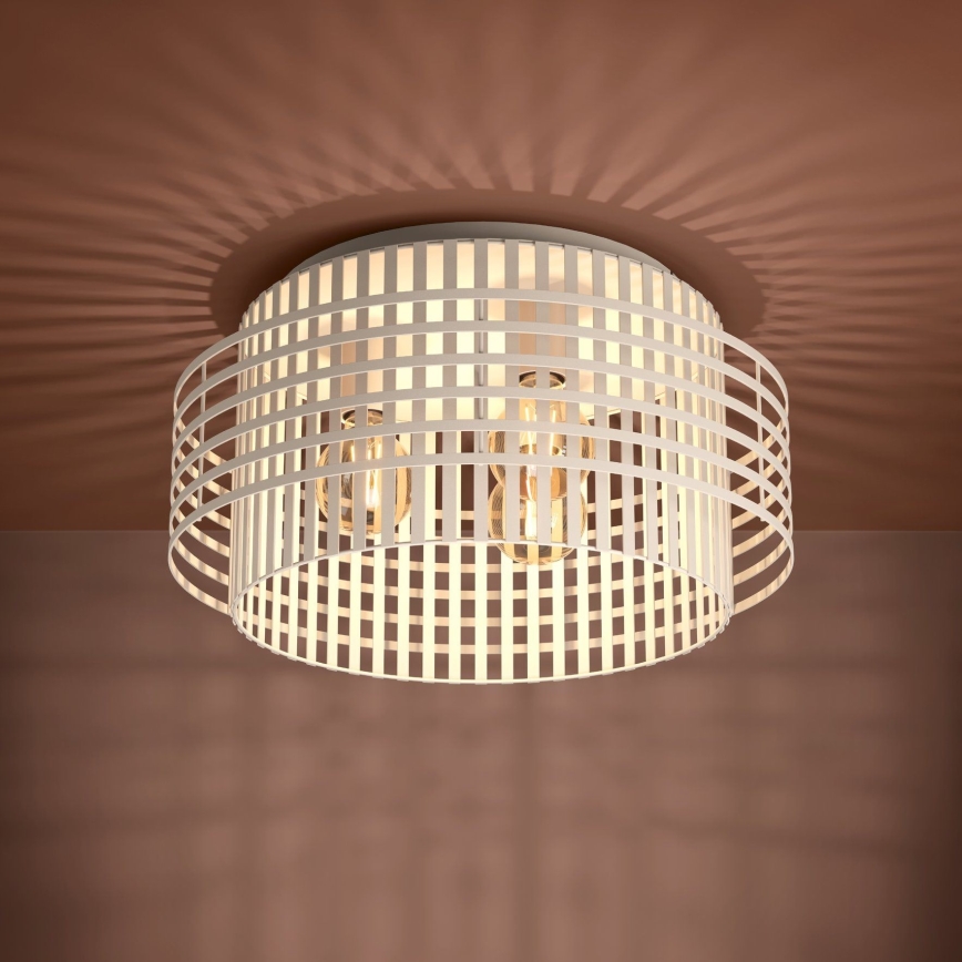 Eglo - Iluminação de teto 3xE27/40W/230V creme