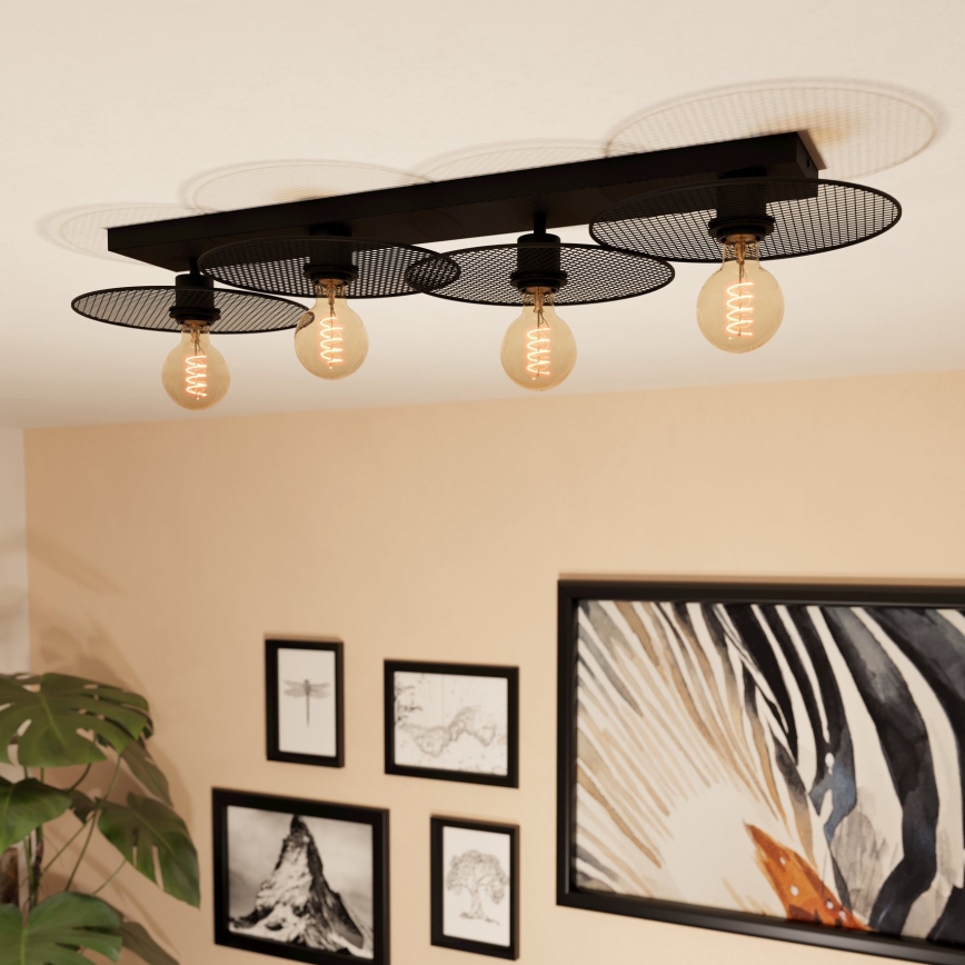 Eglo - Iluminação de teto 4xE27/40W/230V