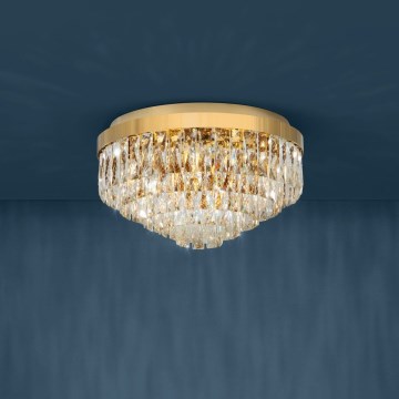 Eglo - Iluminação de teto 8xE14/40W/230V dourada