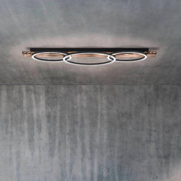 Eglo - Iluminação de teto LED 2xLED/12W/230V + LED/12W