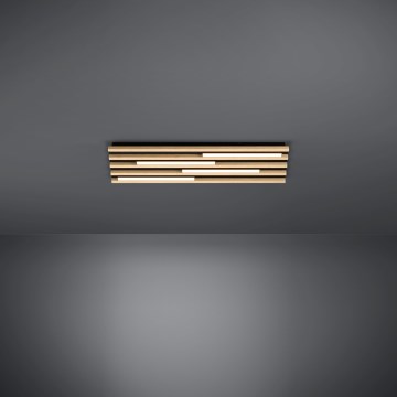Eglo - Iluminação de teto LED com regulação 4xLED/9W/230V 3000K 22x78 cm castanho