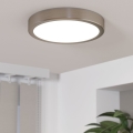 Eglo - Iluminação de teto LED com regulação LED/17W/230V cromado
