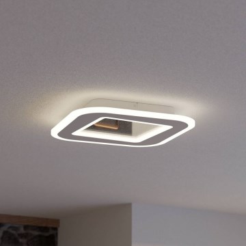 Eglo - Iluminação de teto LED com regulação LED/20W/230V 2700-6500K branco + comando