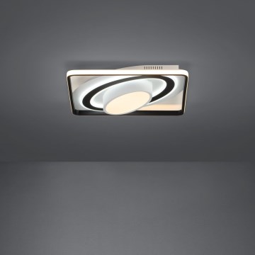 Eglo - Iluminação de teto LED com regulação LED/21,5W/230V + LED/10,5W + LED/3W 3000-6500K preto + comando