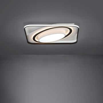 Eglo - Iluminação de teto LED com regulação LED/28W/230V+LED/13W+ LED/2,8W 3000-6500K preto + comando