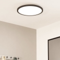 Eglo - Iluminação de teto LED com regulação LED/33,5W/230V diâmetro 45 cm preto