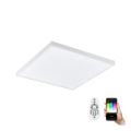 Eglo - Iluminação de teto LED RGB com regulação TURCONA-C LED/15W/230V + comando