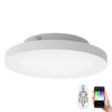 Eglo - Iluminação de teto LED RGB com regulação TURCONA-C LED/15W/230V + CR