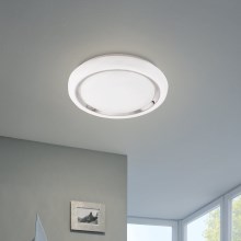 Eglo - Iluminação de teto LED RGBW com regulação CAPASSO-C LED/17W/230V