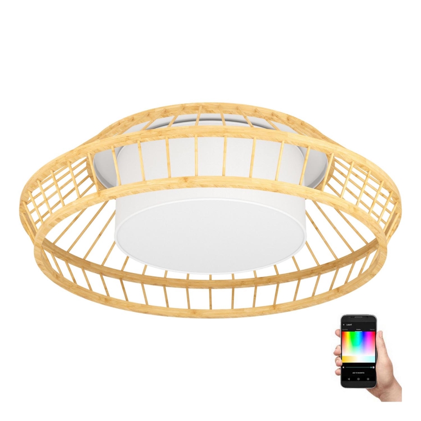 Eglo - Iluminação de teto LED RGBW com regulação LED/22W/230V 2700-6500K