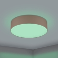 Eglo - Iluminação de teto LED RGBW com regulação LED/35W/230V 2700-6500K castanho