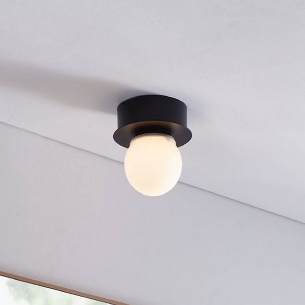 Eglo - Iluminação de teto para casa de banho LED LED/3,3W/230V IP44 preto