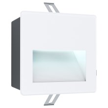Eglo - Iluminação exterior embutida LED LED/3,7W/230V IP65 branca