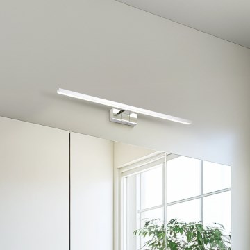 Eglo - Iluminação LED para espelho de casa de banho LED/10W/230V 3000/4000/6500K 60 cm IP44 cromado brilhante