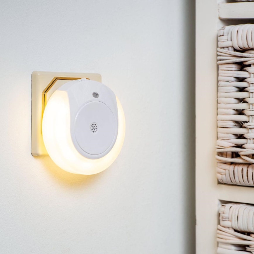 Eglo - Iluminação noturna LED com sensor 2xLED/0,4W/230V 3000K