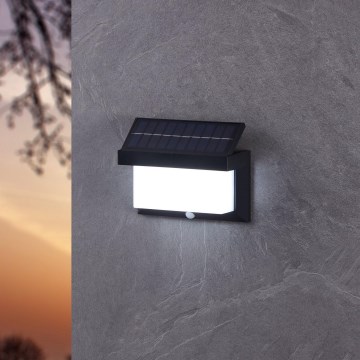 Eglo - Iluminação solar de parede LED com sensor LED/3,84W/3,7V 2000 mAh IP44