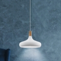 Eglo - Iluminação suspensa  1xE27/60W/230V d. 40 cm branco