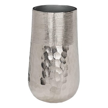 Eglo - Jarra de metal 28x16 cm prateado