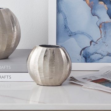 Eglo - Jarra de metal 9,5x11 cm cromado mate