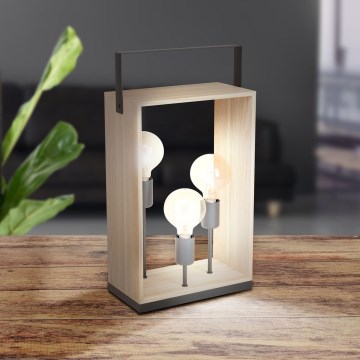 Eglo - Lâmpada de mesa 3xE27/40W/230V