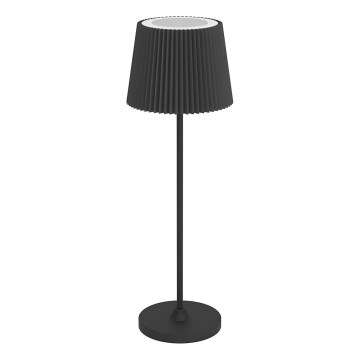 Eglo - Lâmpada de mesa LED tátil recarregável e dimerizável LED/3,8W/5V 2400/3000/4000K 2000 mAh preta