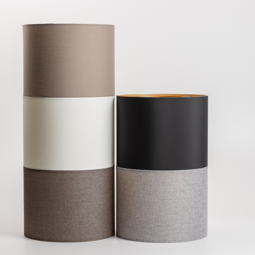 Eglo - Lâmpada de mesa LED TUNJA 1xE27/60W/230V 38,5 cm cromo fosco/cinza