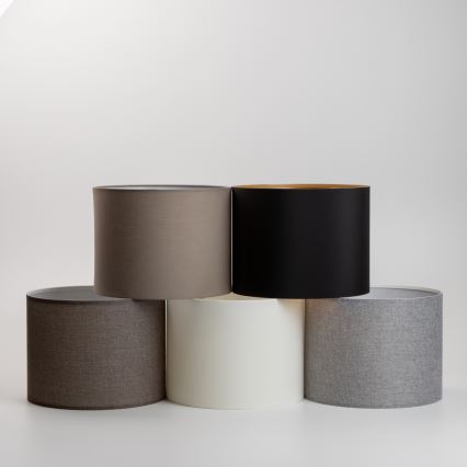 Eglo - Lâmpada de mesa LED TUNJA 1xE27/60W/230V 38,5 cm cromo mate/taupe