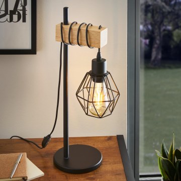 Eglo - Lâmpada de mesa TOWNSHEND 1xE27/60W/230V