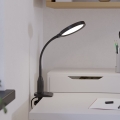 Eglo - Lâmpada LED flexível regulável com clipe LED/5,5W/230V 2700/4000/6500K preta
