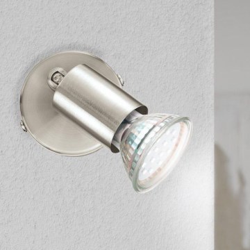Eglo - LED Aplique de parede com foco LED 1xGU10/2,8W/230V