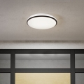 Eglo - LED Candeeiro de tecto para casa de banho LED/18W/230V 3000/4000/6500K IP54 preto