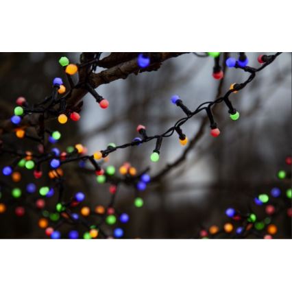 Eglo 472-53 - Guirlanda luminosa de Natal LED para exterior BERRY MINI 700 LEDs/8 funções 19 m multicolorido IP44