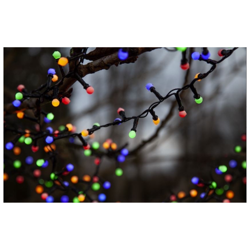 Eglo 472-53 - Guirlanda luminosa de Natal LED para exterior BERRY MINI 700 LEDs/8 funções 19 m multicolorido IP44