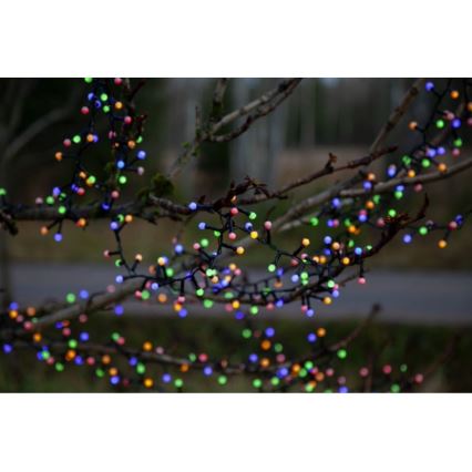 Eglo 472-53 - Guirlanda luminosa de Natal LED para exterior BERRY MINI 700 LEDs/8 funções 19 m multicolorido IP44
