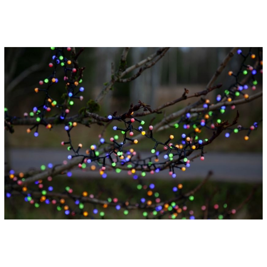 Eglo 472-53 - Guirlanda luminosa de Natal LED para exterior BERRY MINI 700 LEDs/8 funções 19 m multicolorido IP44