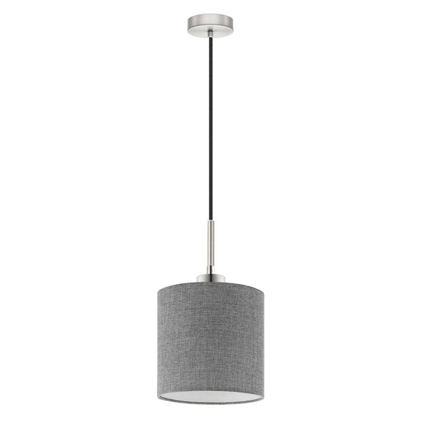 Eglo - LED Lustre suspenso por cabo TUNJA 1xE27/60W/230V cinzento