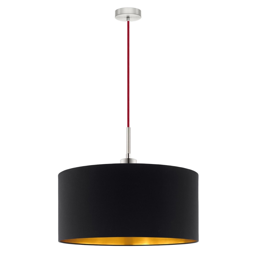 Eglo - LED  Lustre suspenso por cabo TUNJA 1xE27/60W/230V preto