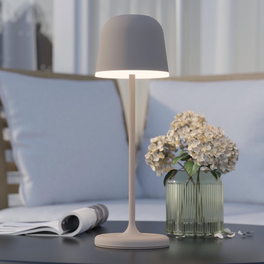 Eglo - LED Regulação exterior recarregável candeeiro LED/2,2W/5V 1800 mAh bege IP54