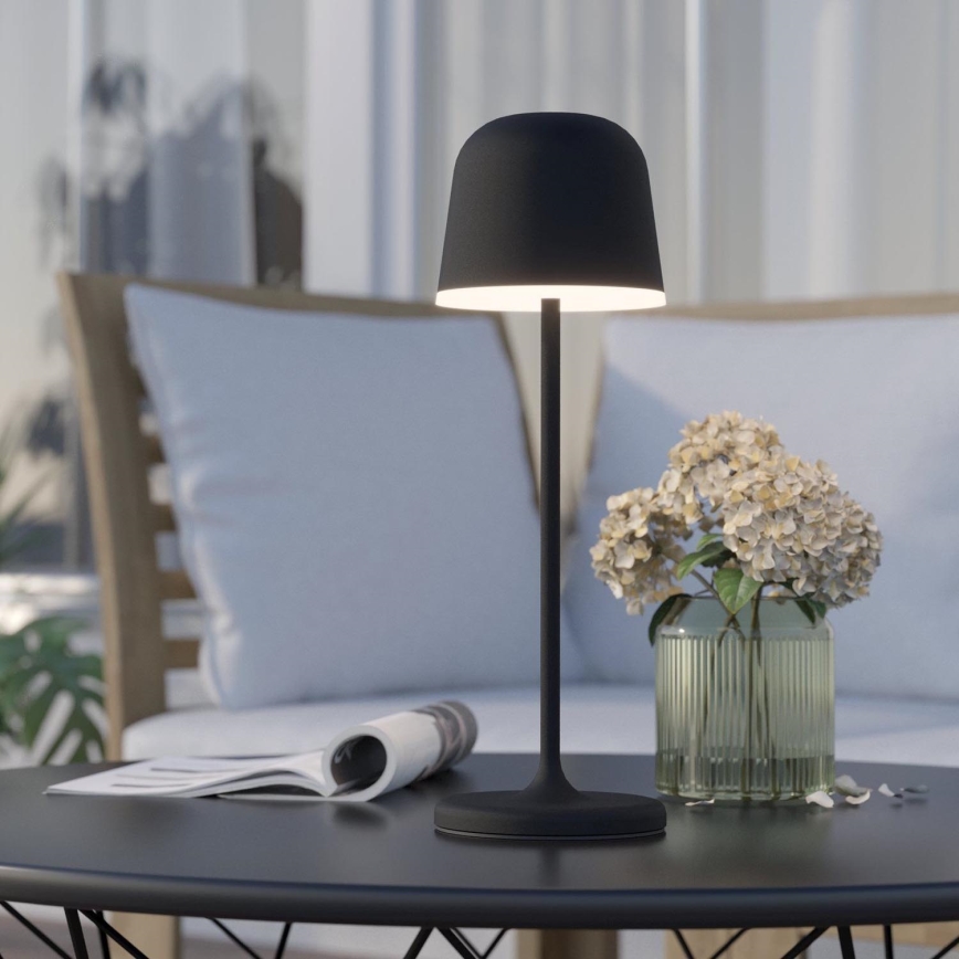 Eglo - LED Regulação exterior rechargeable candeeiro LED/2,2W/5V 1800 mAh preto IP54