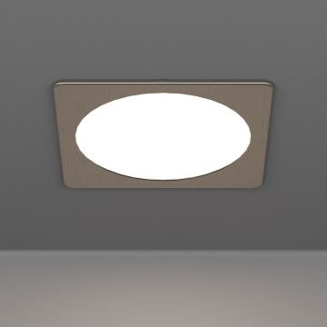 Eglo - Luminária de embutir LED/10,5W/230V 2700/4000/6500K 16,6x16,6 cm cromo fosco