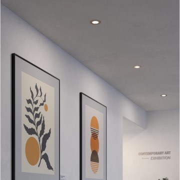 Eglo - Luminária de embutir LED, 5 LEDs, 5,5 W, 230 V, Ø 11,7 cm