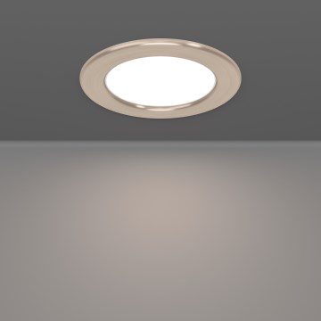 Eglo - Luminária de embutir para casa de banho LED RGBW regulável LED/5W/230V 2700-6500K Ø 12 cm IP44 cromo mate