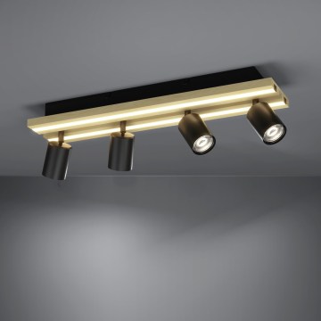 Eglo - Luminária de focos LED 4xLED/2,2W/230V + 2xLED/1,2W + 2xLED/2W bege/preto