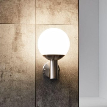 Eglo - Luminária de parede exterior LED RGB regulável E27/9W/230V 2700-6500K IP44