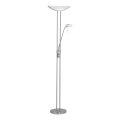 EGLO - Luminária de pé dimerizável BAYA 1xR7s/230W+1xG9/33W cromado fosco